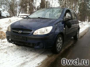 Битый автомобиль Hyundai Getz